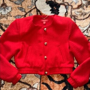 Cropped Tweed Jacket S